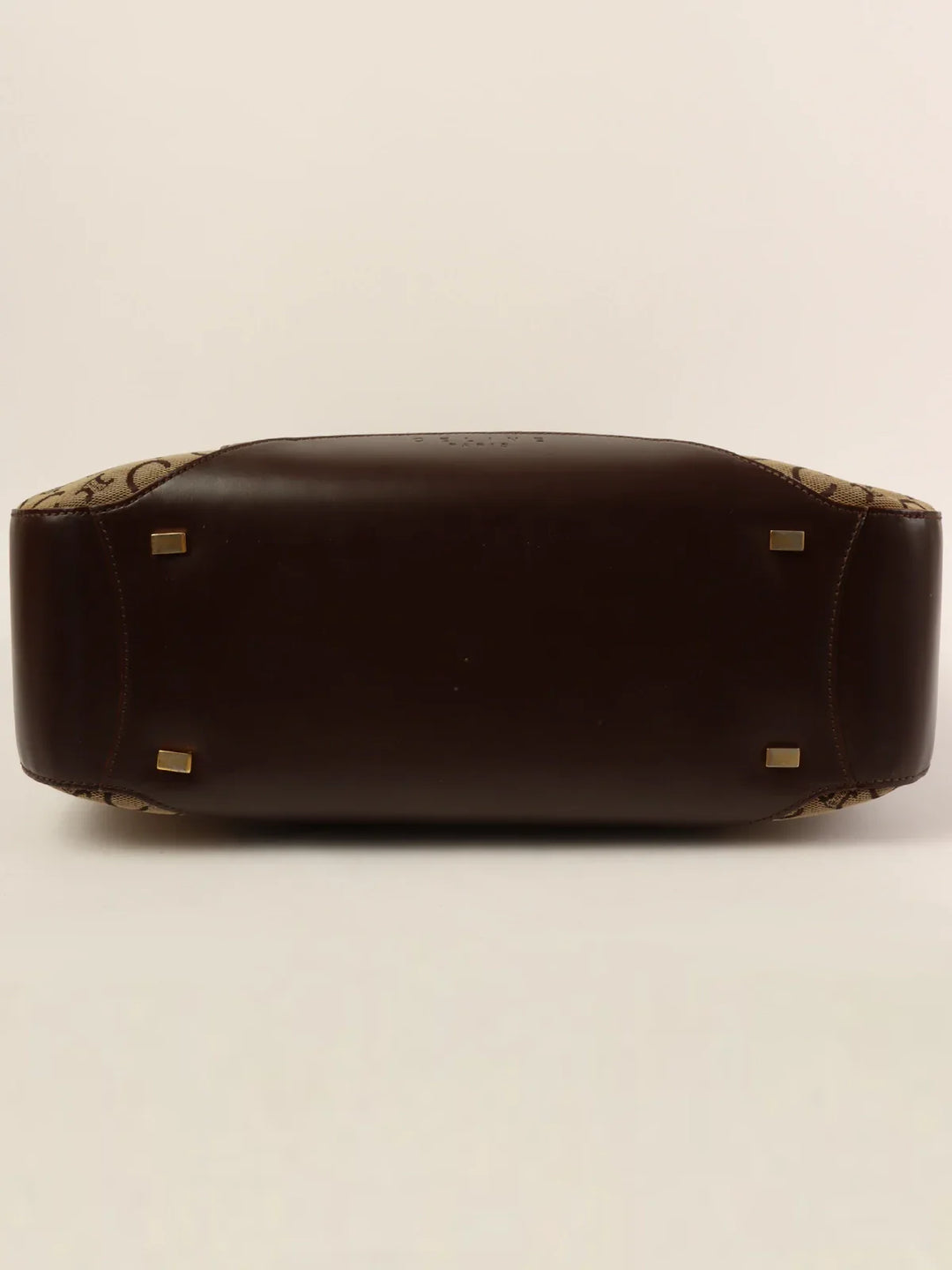 Celine C Macadam Pattern Tote Bag Brown