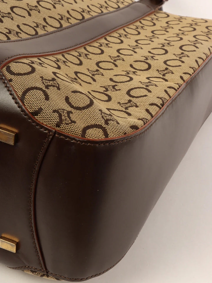 Celine C Macadam Pattern Tote Bag Brown