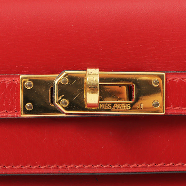Top quality Hermes 1989 Made Kelly Bag Rouge Vif