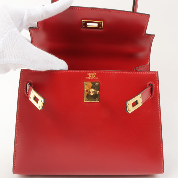 Top quality Hermes 1989 Made Kelly Bag Rouge Vif