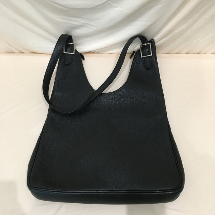 Top quality Hermes Black Leather SAC MASAI Shoulder Bag 32 Sku# 68929