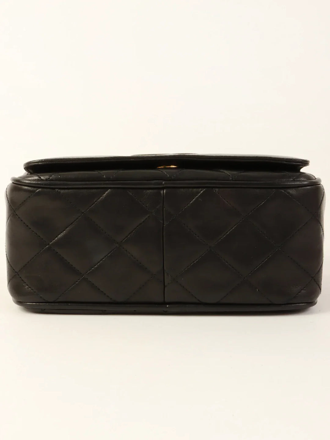 Chanel Around 1990 Made Cc Mark Stitch Tassel Bijoux Chain Bag Black