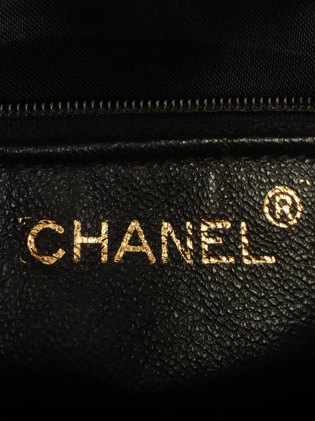 Chanel Around 1990 Made Cc Mark Stitch Tassel Bijoux Chain Bag Black