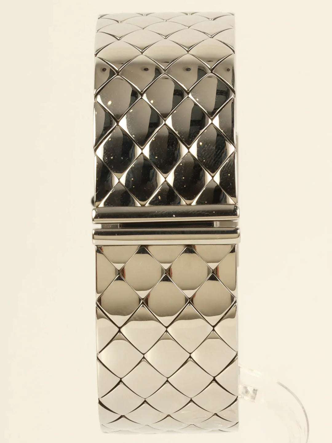 Chanel Matelasse Watch Silver