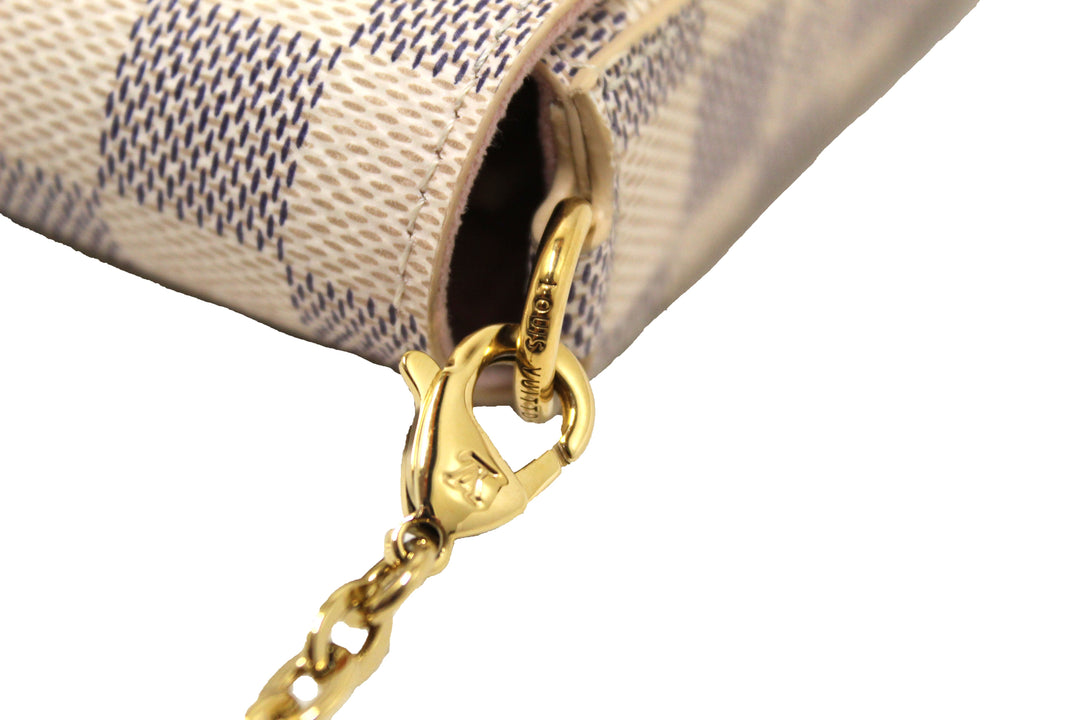 NEW Louis Vuitton Damier Azur Felicie Pochette Crossbody Bag