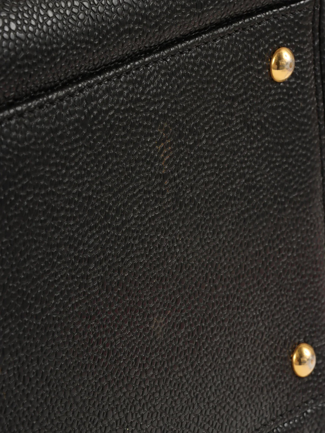 Chanel Around 1998 Made Caviar Skin Cc Mark Stitch Chain Tote Bag Black
