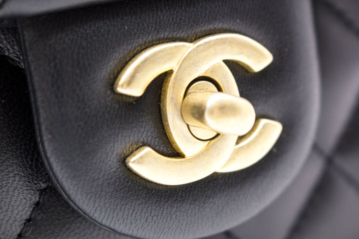 Top Quality Chanel AS4064 B10716 Top Quality Chanel 23S Flap Bag  Black / 94305 Lambskin Shoulder Bags Ghw
