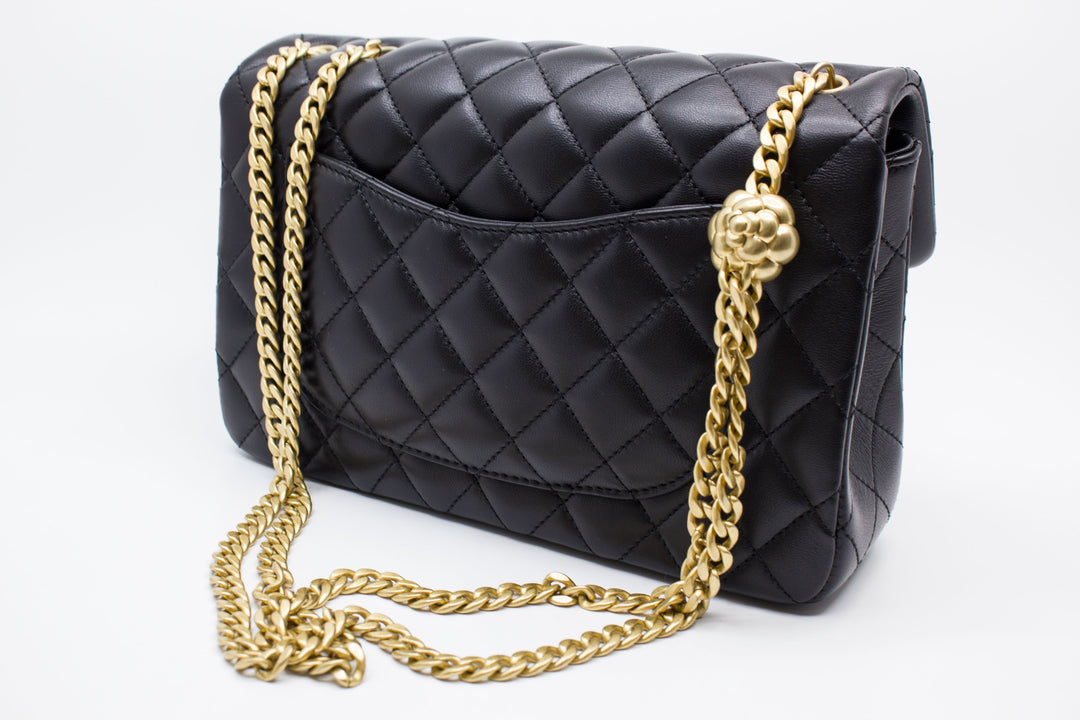 Top Quality Chanel AS4064 B10716 Top Quality Chanel 23S Flap Bag  Black / 94305 Lambskin Shoulder Bags Ghw