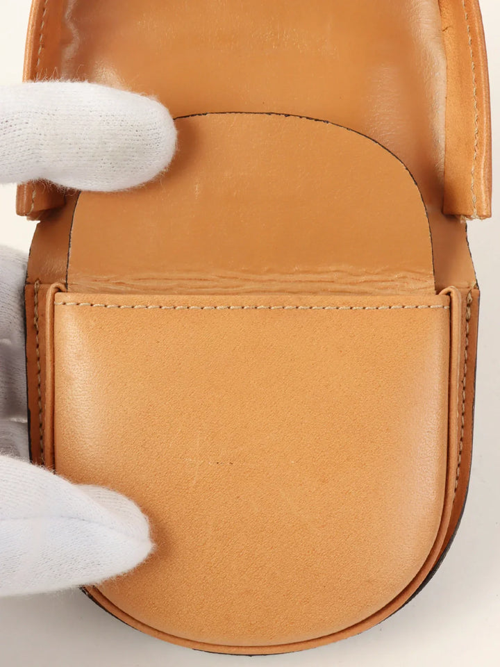 Celine Macadam Pattern Coin Case Brown
