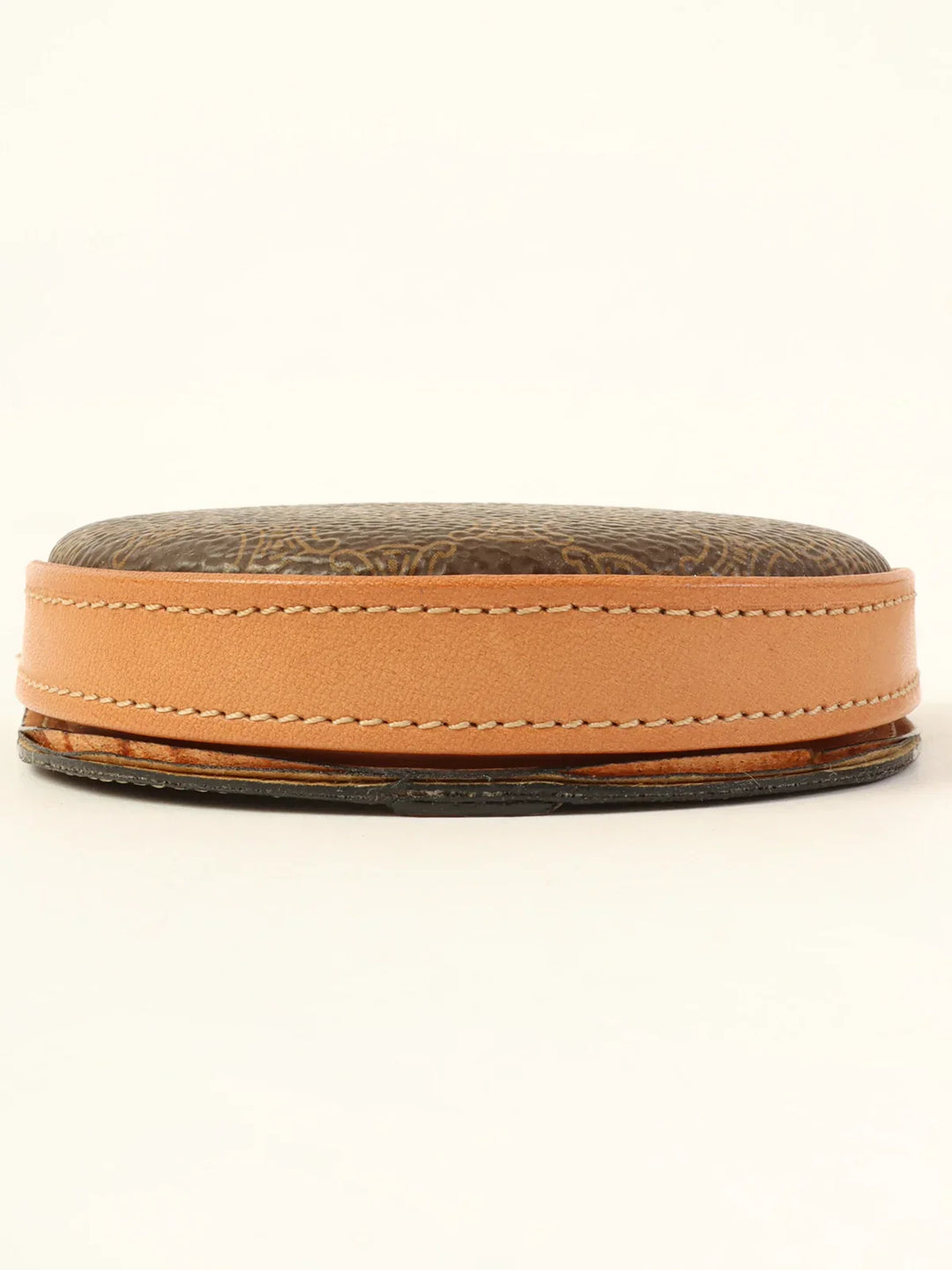 Celine Macadam Pattern Coin Case Brown
