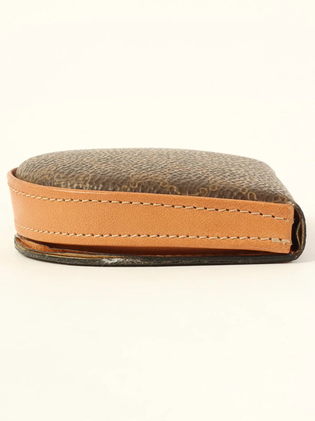 Celine Macadam Pattern Coin Case Brown