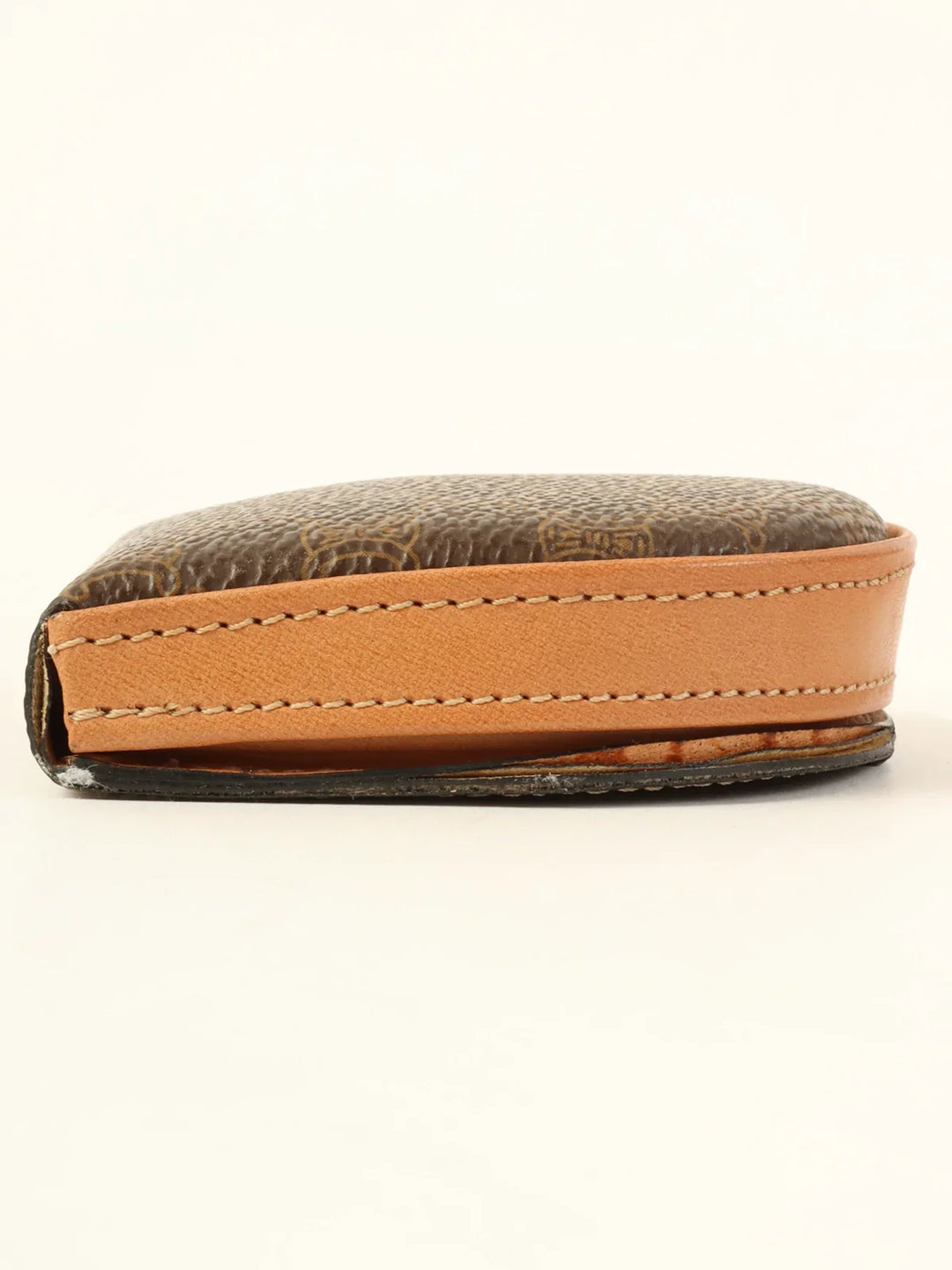 Celine Macadam Pattern Coin Case Brown