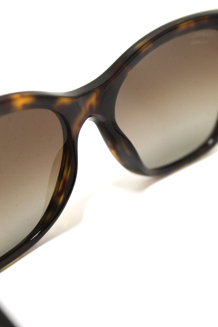 NEW Top Quality Chanel Tortoiseshell Polarized Pearl CC Square Sunglasses 5482HA