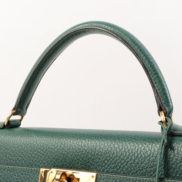 Top quality Hermes 1993 Made Kelly Bag 32Cm Green