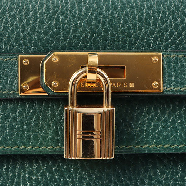 Top quality Hermes 1993 Made Kelly Bag 32Cm Green