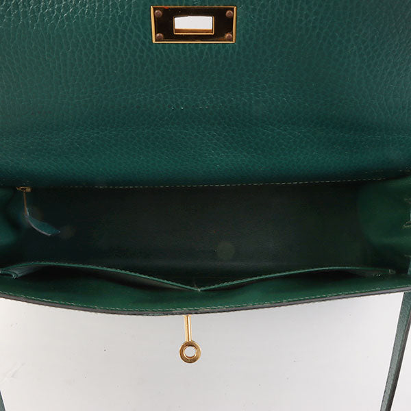 Top quality Hermes 1993 Made Kelly Bag 32Cm Green