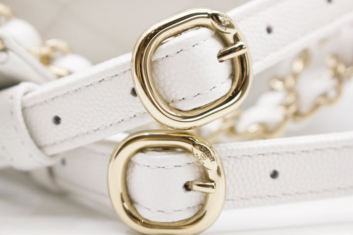 Top Quality Chanel AS4058 B10876 23S Backpack White / 10601 Caviar Backpacks Pbhw