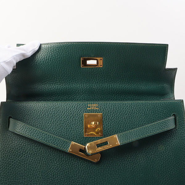 Top quality Hermes 1993 Made Kelly Bag 32Cm Green