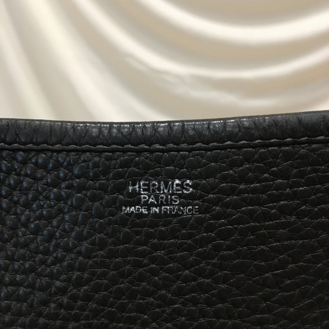 Top quality Hermes Dark Brown Leather Evelyne TGM Super Rare Size Crossbody Bag Sku# 71342