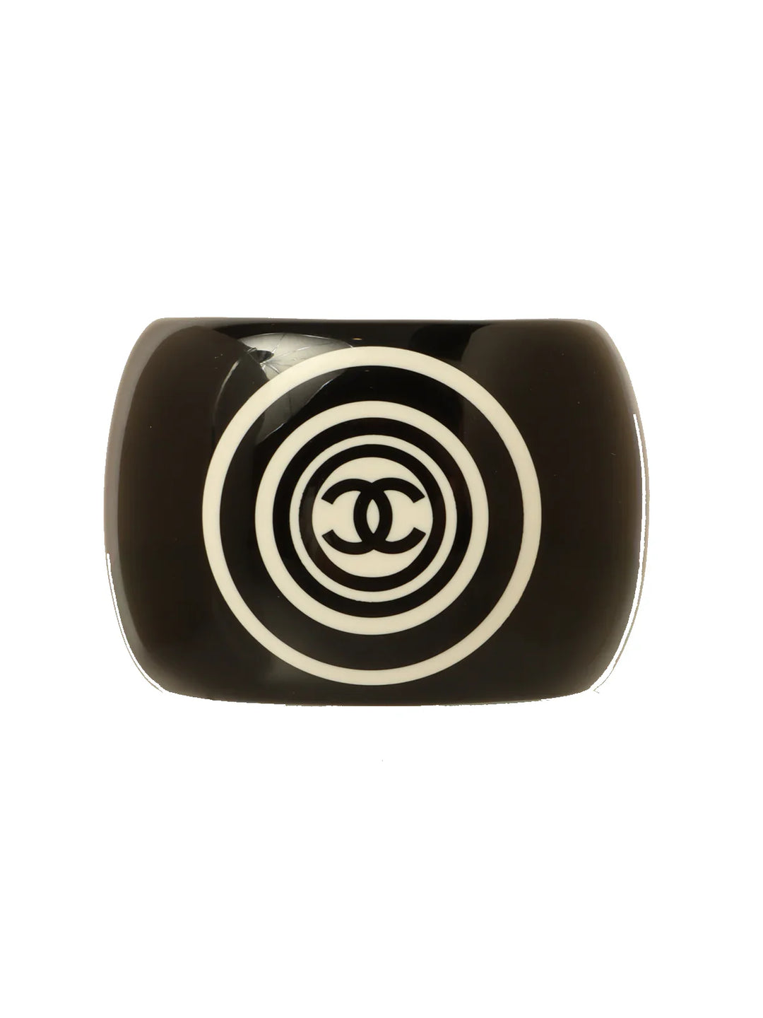 Chanel 2001 Made Cc Mark Bangle Black