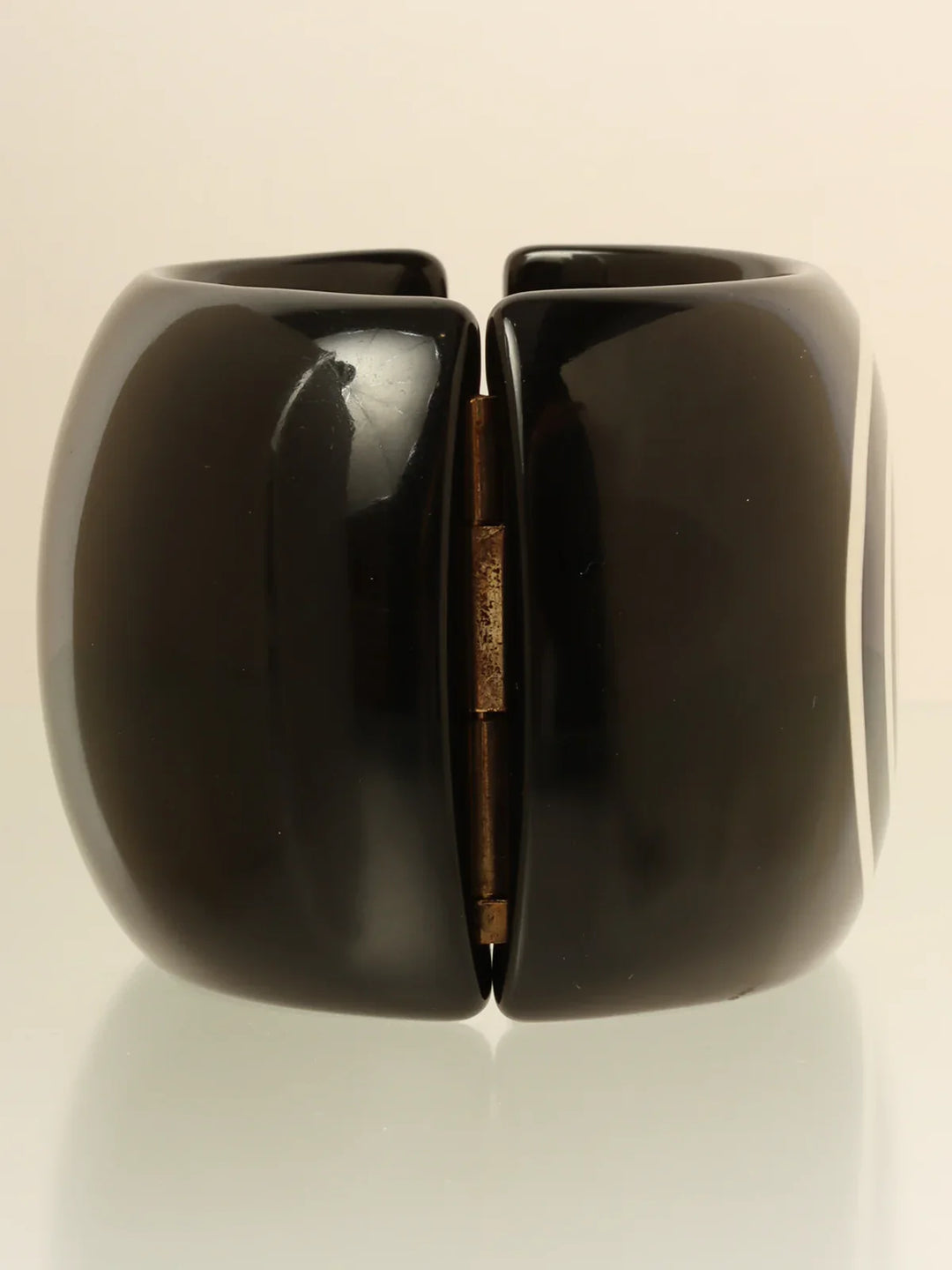 Chanel 2001 Made Cc Mark Bangle Black