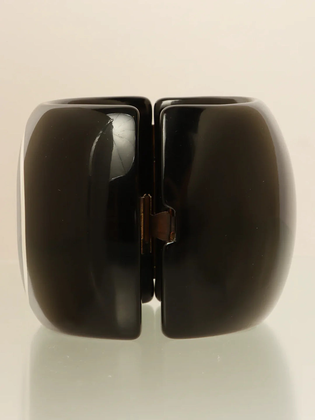 Chanel 2001 Made Cc Mark Bangle Black