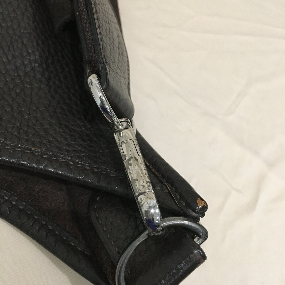 Top quality Hermes Dark Brown Leather Evelyne TGM Super Rare Size Crossbody Bag Sku# 71342