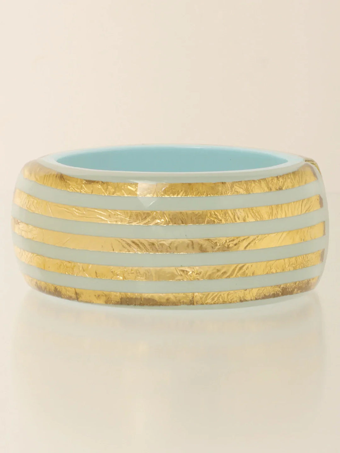 Chanel 2013 Made Pearl Cc Mark Bangle Ice Blue