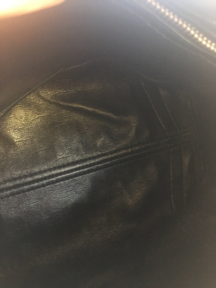 CHRISTIAN Top quality Dior Bowling Handbag in Blue Fabric