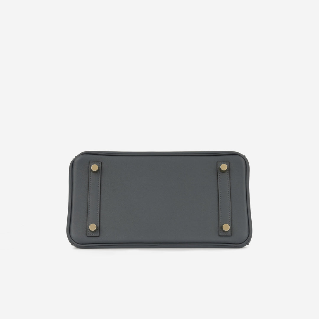 Birkin 25 Eclat - Gris Misty/Noir