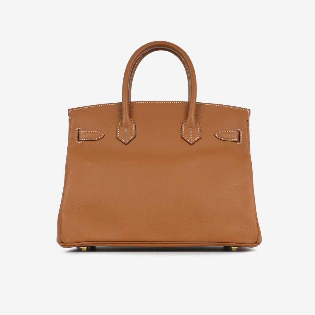 Birkin 30 - Gold Epsom