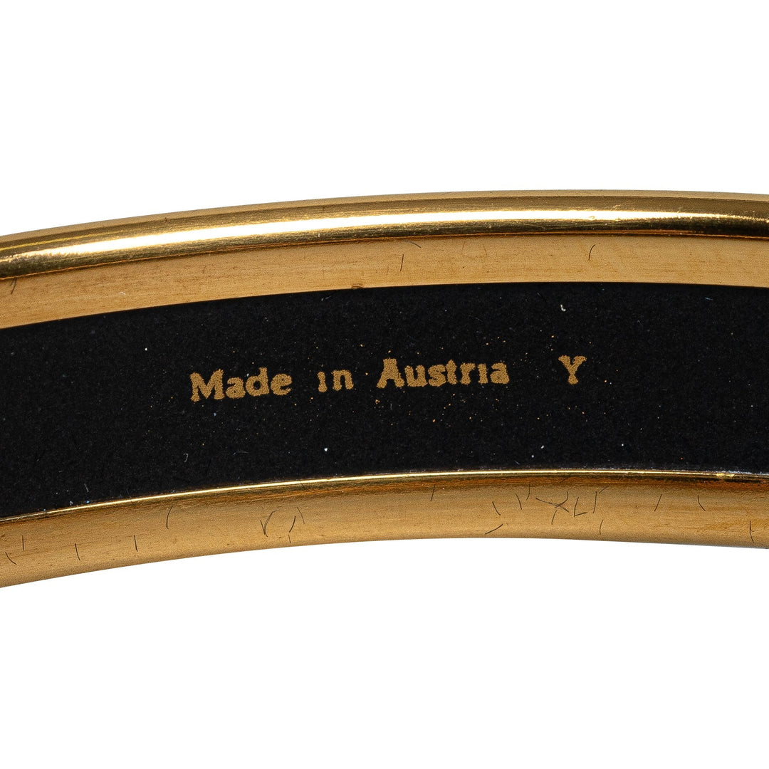 Top quality Hermes Narrow Enamel Bangle Costume Bracelet