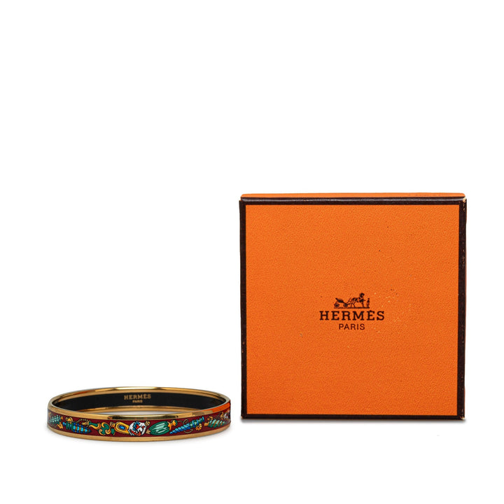 Top quality Hermes Narrow Enamel Bangle Costume Bracelet