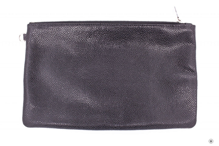 Top Quality Chanel A92212 CC Black Caviar Tote Bag Shw