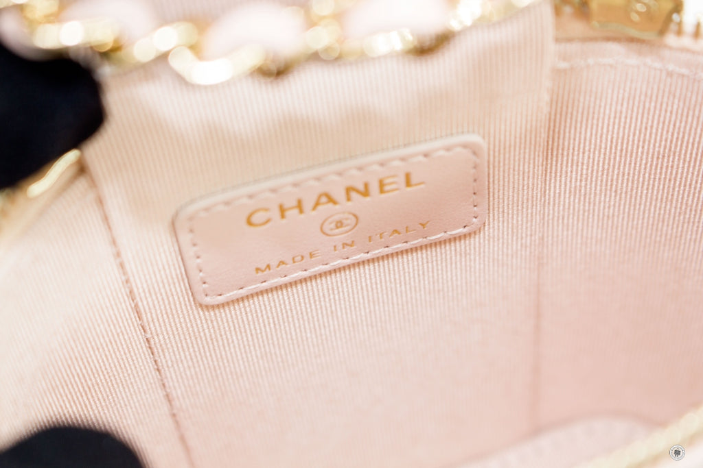 Top Quality Chanel AP1466Y33352 Small Vanity With Classic Chain Pink / NA116 Caviar Shoulder Bags Pbhw
