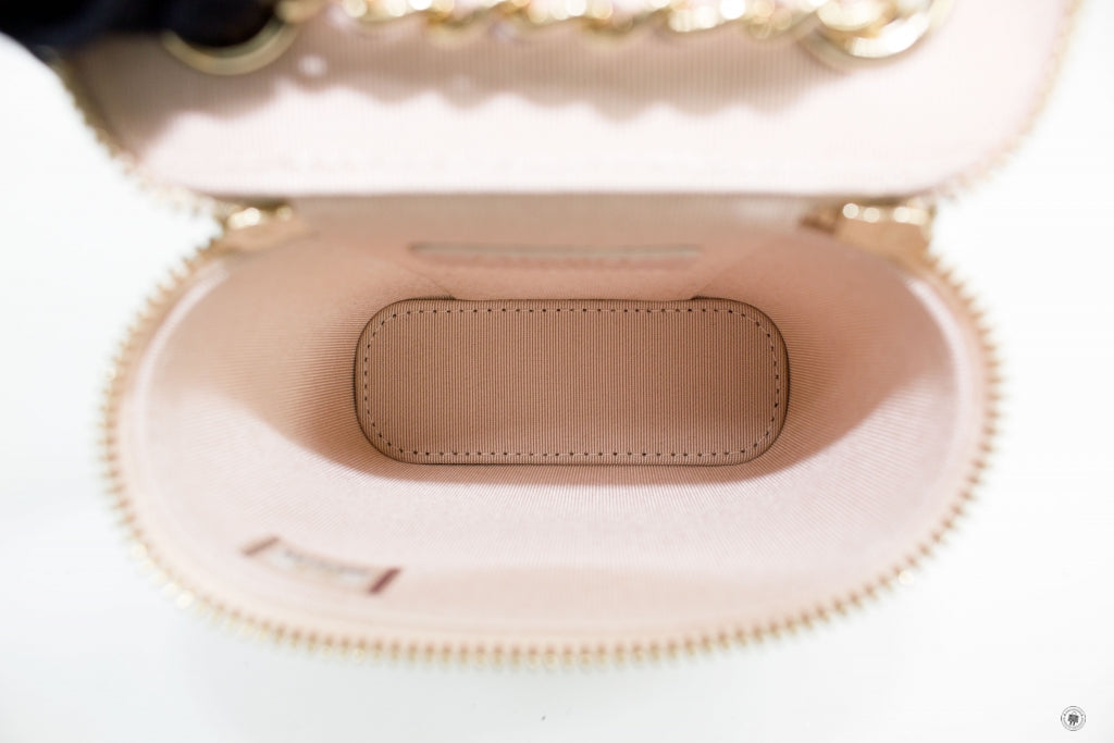 Top Quality Chanel AP1466Y33352 Small Vanity With Classic Chain Pink / NA116 Caviar Shoulder Bags Pbhw