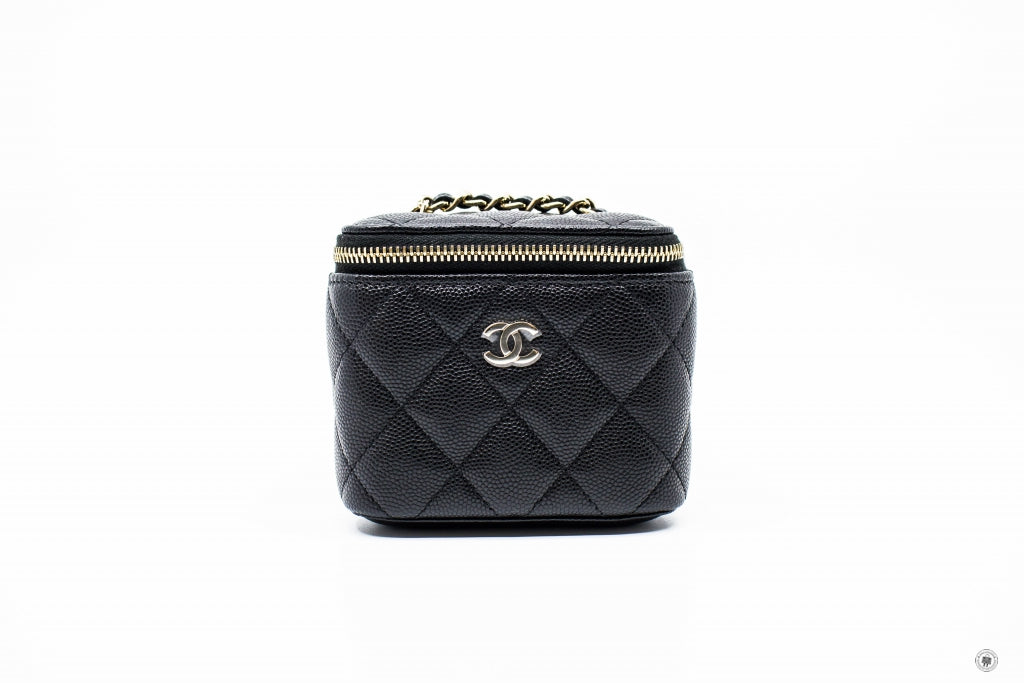 Top Quality Chanel AP1340Y33352 Small Vanity Black / C3906 Caviar Shoulder Bags Pbhw