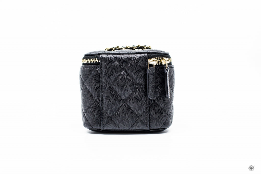 Top Quality Chanel AP1340Y33352 Small Vanity Black / C3906 Caviar Shoulder Bags Pbhw