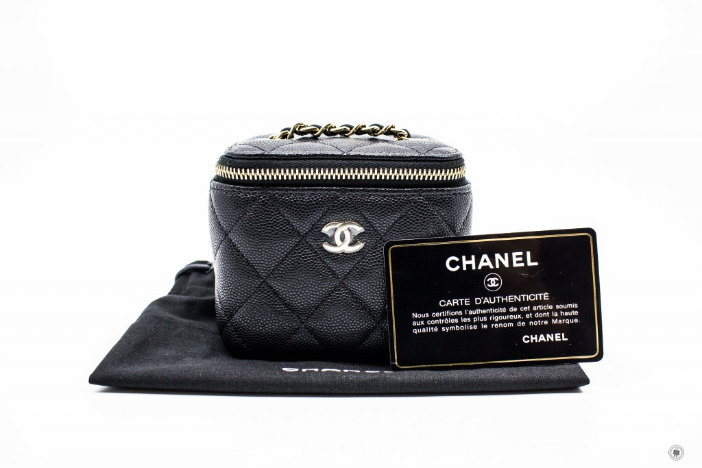 Top Quality Chanel AP1340Y33352 Small Vanity Black / C3906 Caviar Shoulder Bags Pbhw