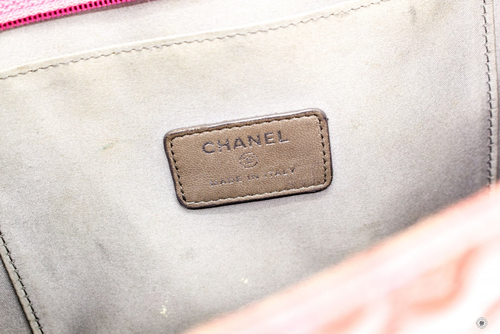 Top Quality Chanel Mademoiselle Monaco Biarritz Purse Pink Patent Shoulder Bags Shw