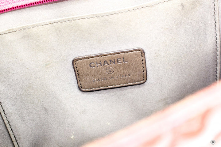 Top Quality Chanel Mademoiselle Monaco Biarritz Purse Pink Patent Shoulder Bags Shw