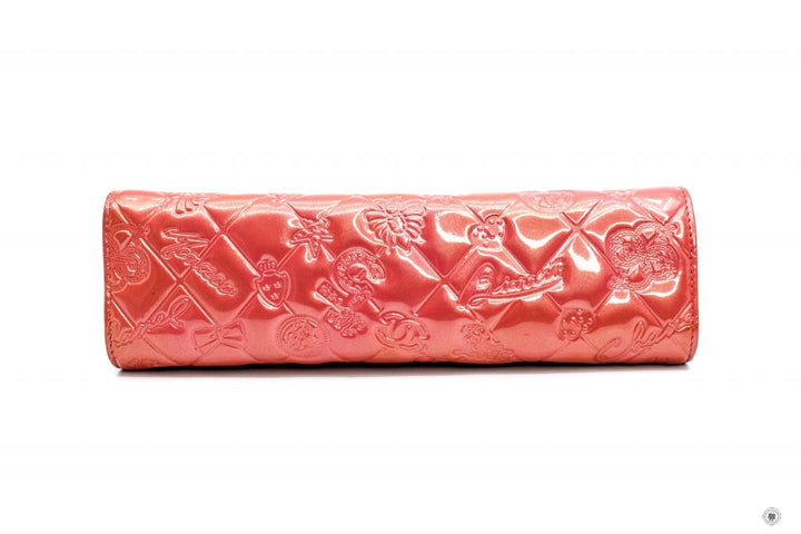 Top Quality Chanel Mademoiselle Monaco Biarritz Purse Pink Patent Shoulder Bags Shw