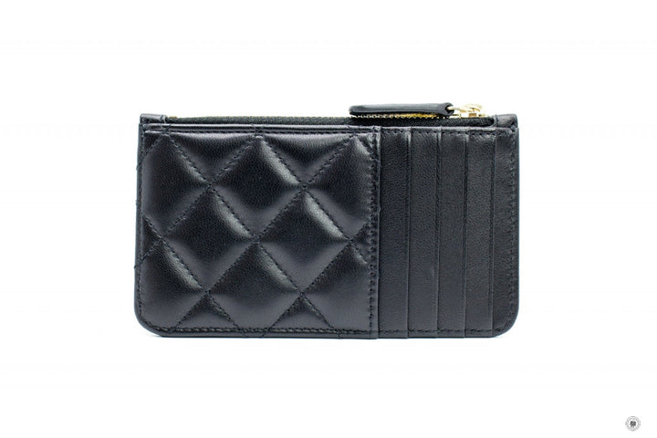 Top Quality Chanel AP0374Y0765 Zip Coin Purse Black / C3906 Lambskin Coin Purse Gbhw