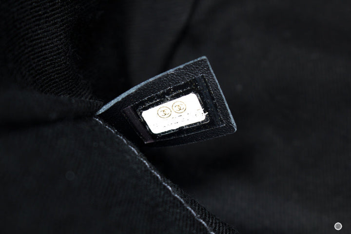 Top Quality Chanel A67001 Y84118 Deauville Shopping Tote Black / 94305 Fabric Tote Bag Pbhw