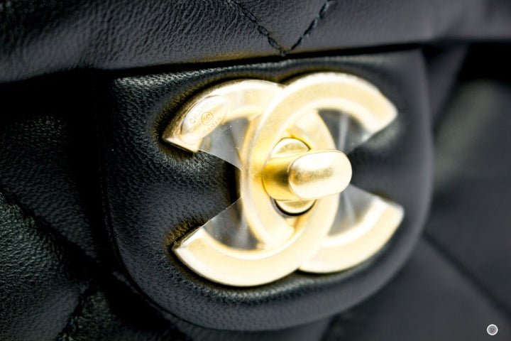 Top Quality Chanel AS2855B06895 Mini Flap Bag With Pearl Chain Version Black / 94305 Calfskin 19CM Shoulder Bags Gbhw
