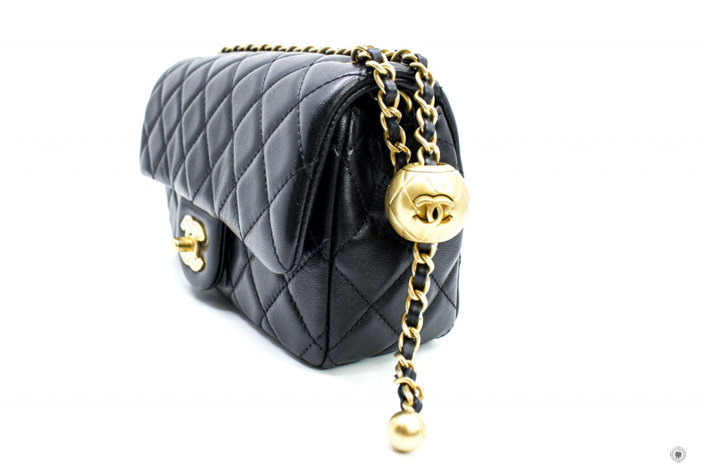 Top Quality Chanel AS1787B02916 Classic CC Flap Bag Black / 94305 Lambskin Shoulder Bags Gbhw