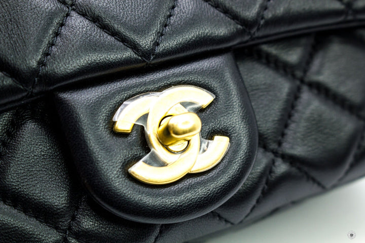 Top Quality Chanel AS1787B02916 Classic CC Flap Bag Black / 94305 Lambskin Shoulder Bags Gbhw