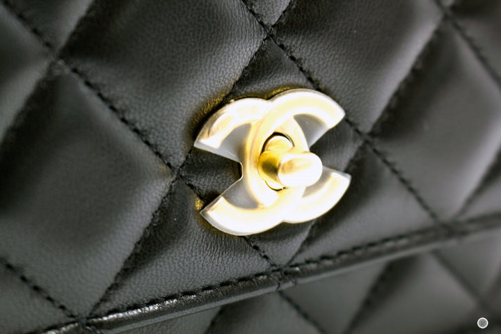 Top Quality Chanel AP1450B02916 Wallet ON Chain WOC With Golden Pearl Crush Black / 94305 Lambskin Shoulder Bags Ghw