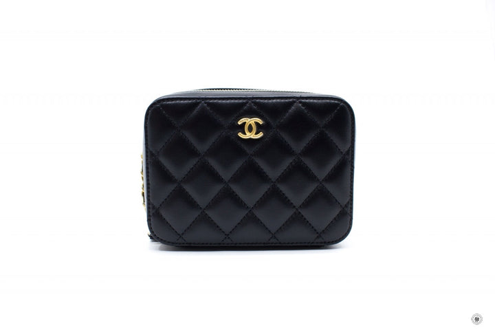 Top Quality Chanel AP2463B02916 Mini Camera Case Black / 94305 Lambskin Shoulder Bags Gbhw
