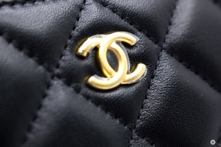 Top Quality Chanel AP2463B02916 Mini Camera Case Black / 94305 Lambskin Shoulder Bags Gbhw